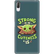 Чехол Uprint Sony Xperia L3 I4312 Strong in me Cuteness is