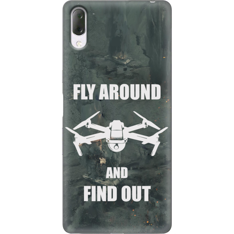 Чехол Uprint Sony Xperia L3 I4312 Дрон Fly Around