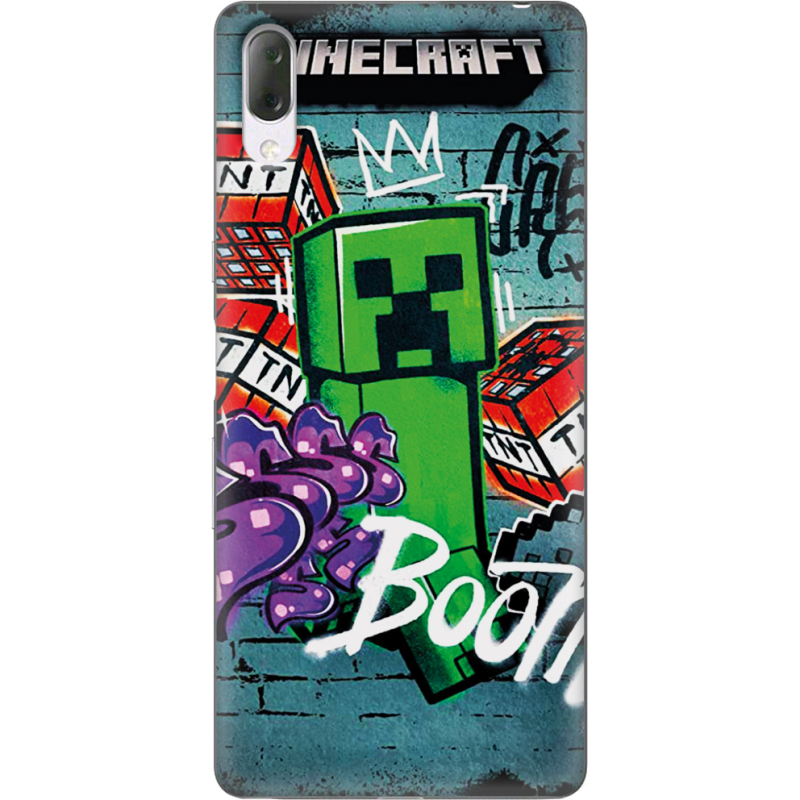 Чехол Uprint Sony Xperia L3 I4312 Minecraft Graffiti