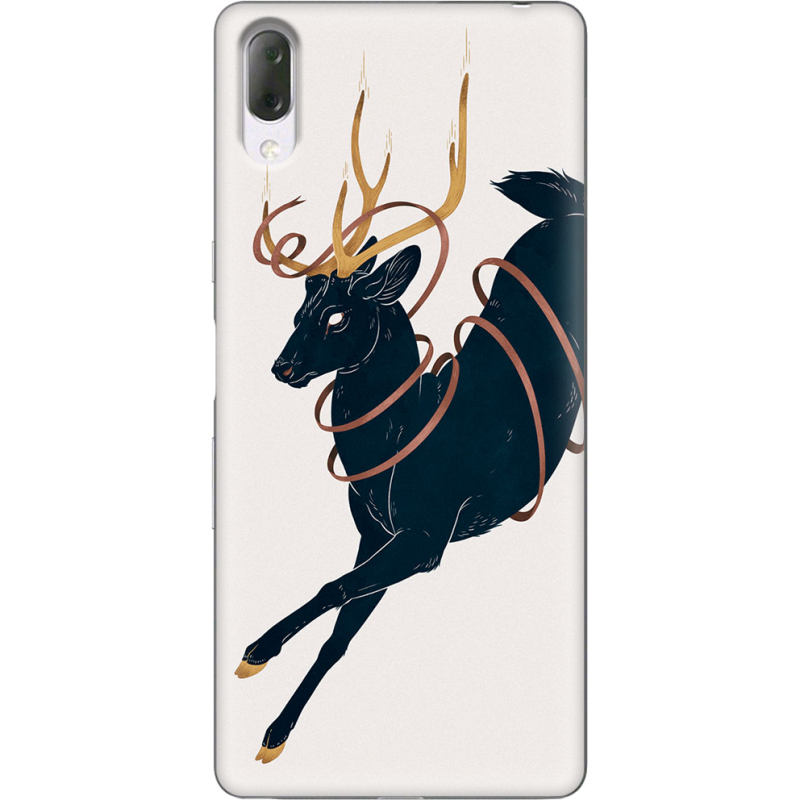 Чехол Uprint Sony Xperia L3 I4312 Black Deer