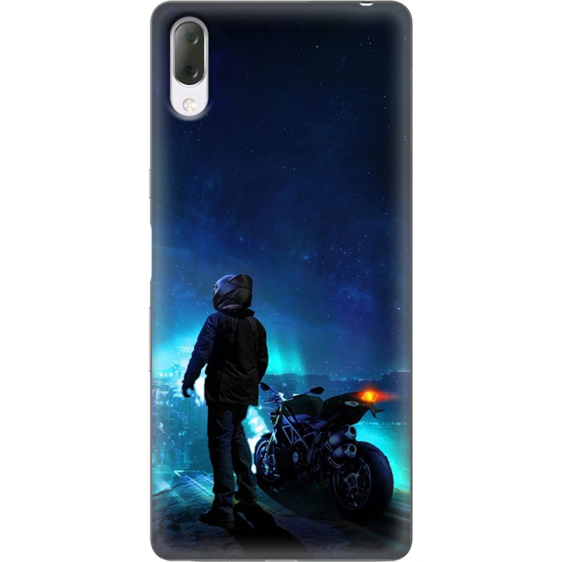 Чехол Uprint Sony Xperia L3 I4312 Motorcyclist