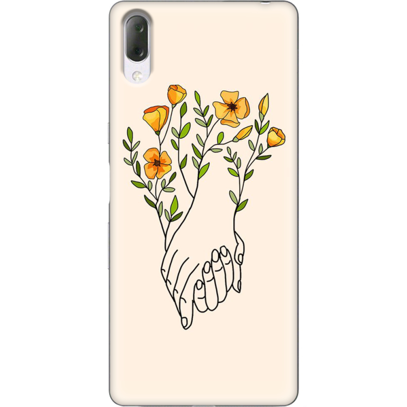 Чехол Uprint Sony Xperia L3 I4312 Flower Hands