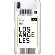 Прозрачный чехол Uprint Sony Xperia L3 I4312 Ticket Los Angeles