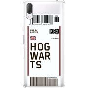 Прозрачный чехол Uprint Sony Xperia L3 I4312 Ticket Hogwarts