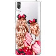 Прозрачный чехол Uprint Sony Xperia L3 I4312 Mouse Girls