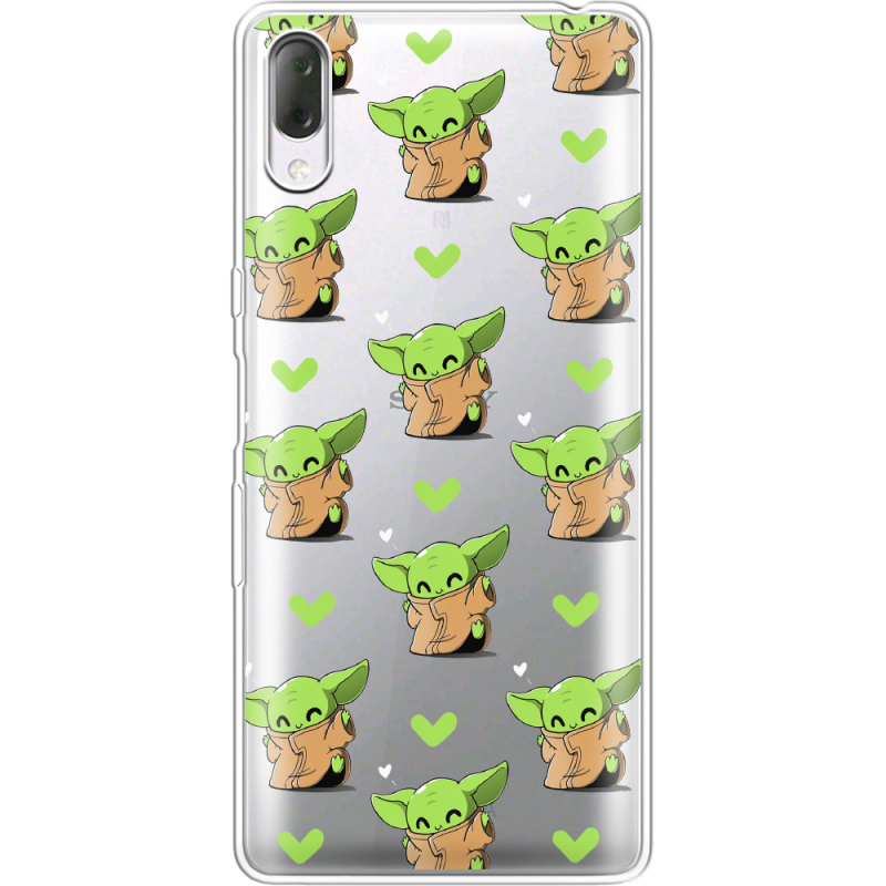 Прозрачный чехол Uprint Sony Xperia L3 I4312 Pattern Baby Yoda