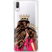 Прозрачный чехол Uprint Sony Xperia L3 I4312 Queen and Princess