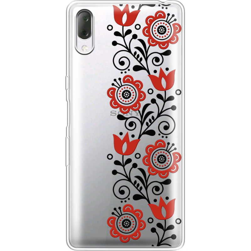 Прозрачный чехол Uprint Sony Xperia L3 I4312 Ethno Ornament