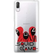 Прозрачный чехол Uprint Sony Xperia L3 I4312 siquid game люди в красном