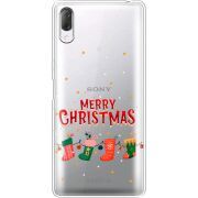 Прозрачный чехол Uprint Sony Xperia L3 I4312 Merry Christmas