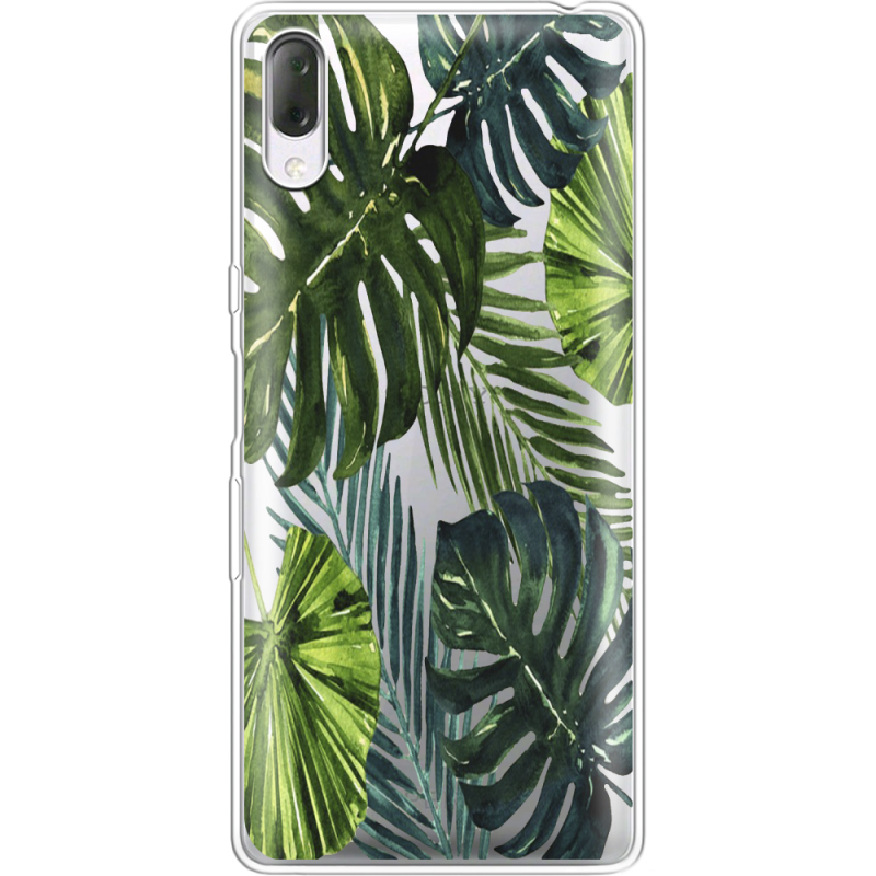 Прозрачный чехол Uprint Sony Xperia L3 I4312 Palm Tree