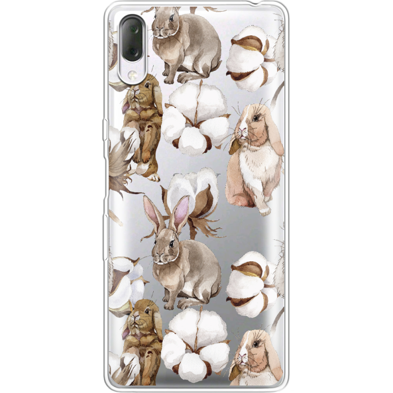 Прозрачный чехол Uprint Sony Xperia L3 I4312 Cotton and Rabbits