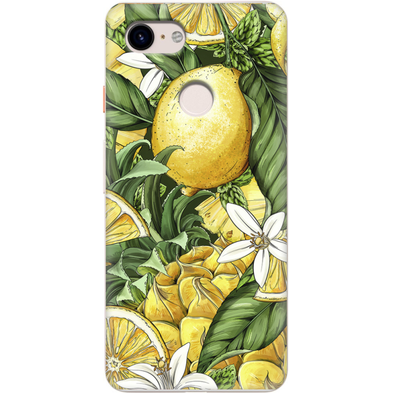 Чехол Uprint Google Pixel 3 Lemon Pattern