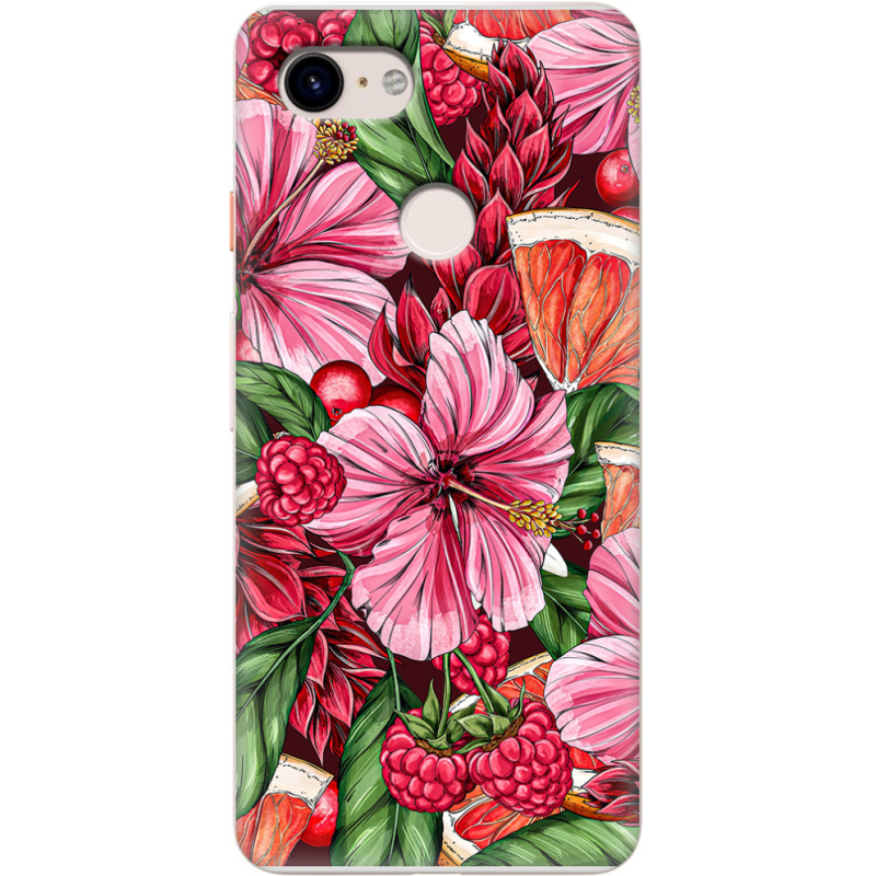 Чехол Uprint Google Pixel 3 Tropical Flowers