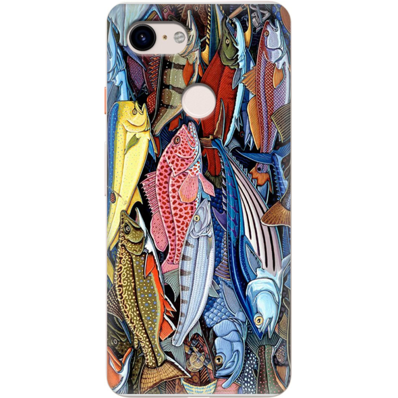 Чехол Uprint Google Pixel 3 Sea Fish