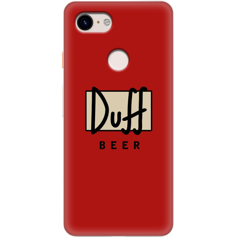 Чехол Uprint Google Pixel 3 Duff beer