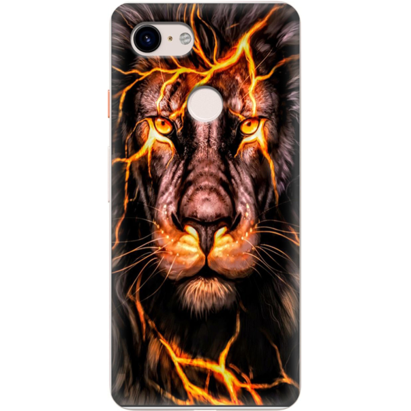 Чехол Uprint Google Pixel 3 Fire Lion