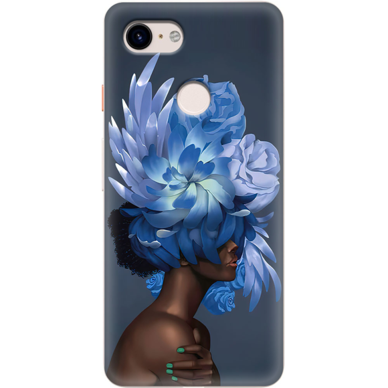 Чехол Uprint Google Pixel 3 Exquisite Blue Flowers