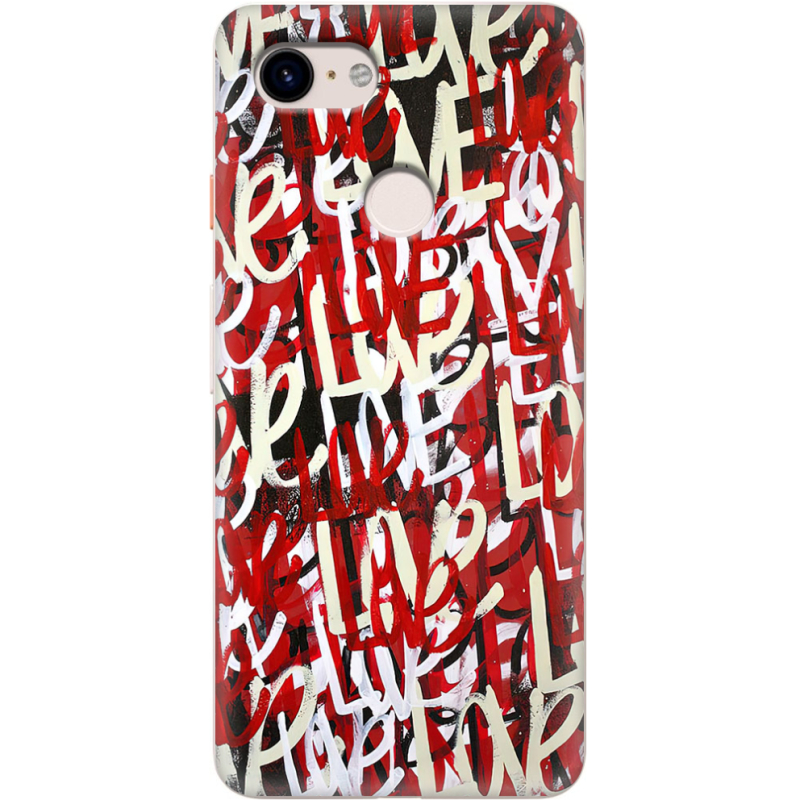 Чехол Uprint Google Pixel 3 Love Graffiti