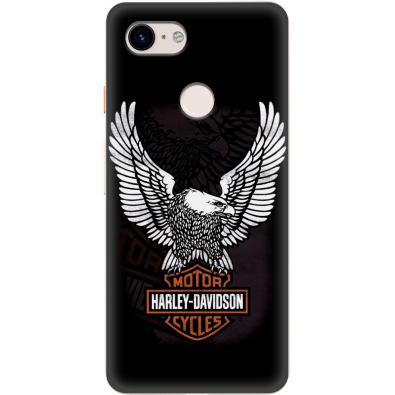 Чехол Uprint Google Pixel 3 Harley Davidson and eagle