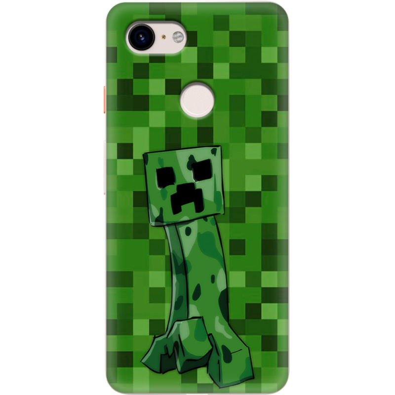 Чехол Uprint Google Pixel 3 Minecraft Creeper