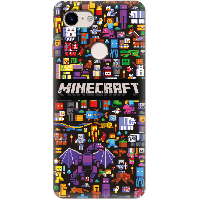 Чехол Uprint Google Pixel 3 Minecraft Mobbery