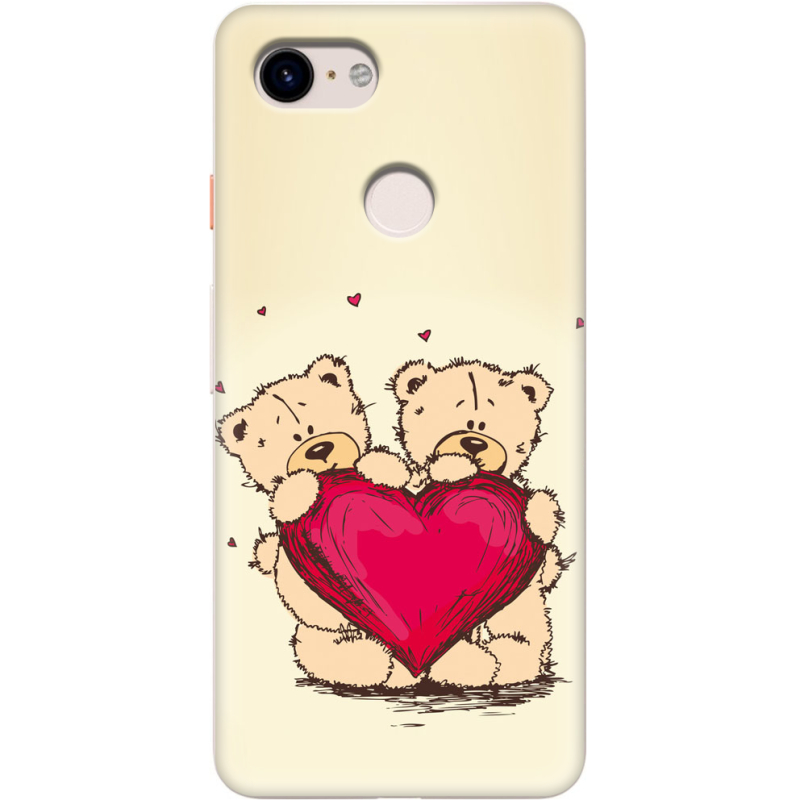 Чехол Uprint Google Pixel 3 Teddy Bear Love