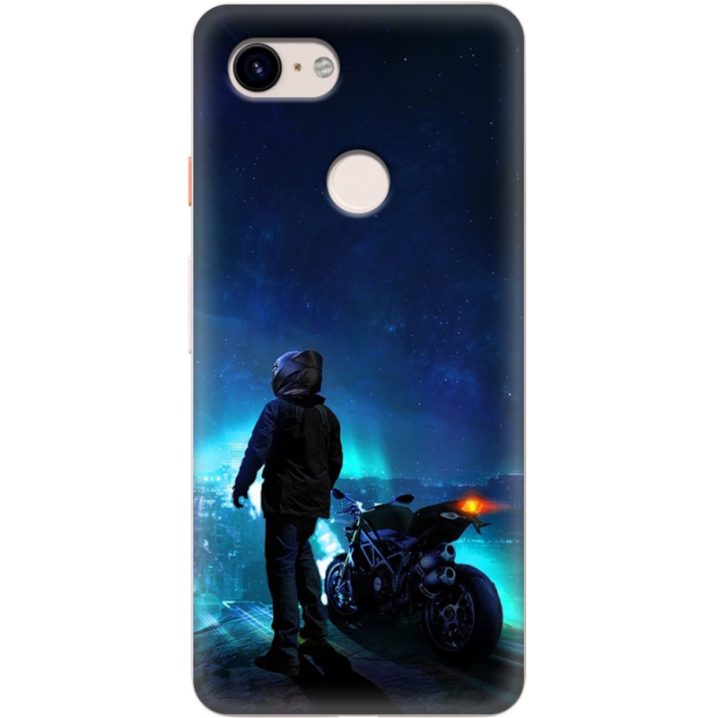 Чехол Uprint Google Pixel 3 Motorcyclist