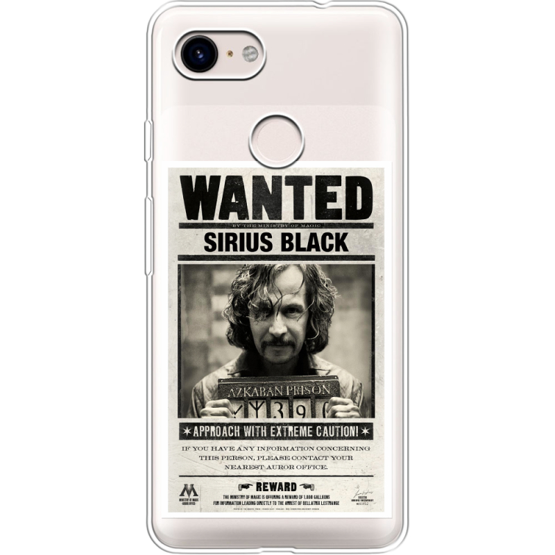 Прозрачный чехол Uprint Google Pixel 3 Sirius Black