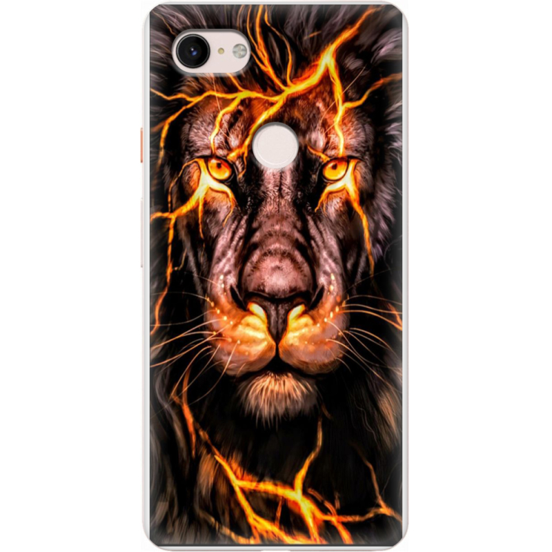 Чехол Uprint Google Pixel 3 XL Fire Lion