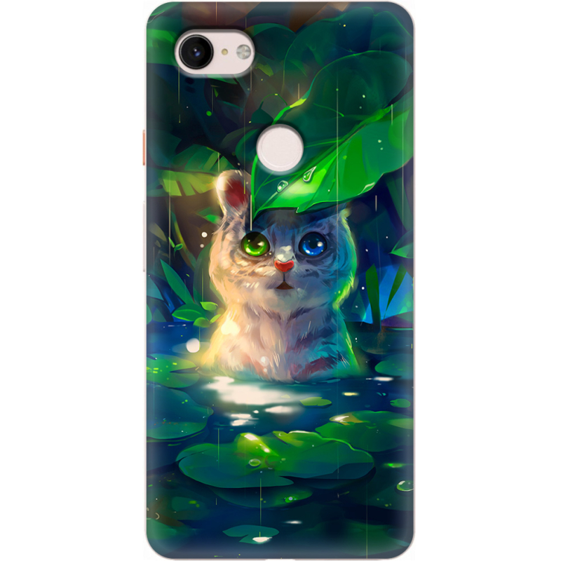 Чехол Uprint Google Pixel 3 XL White Tiger Cub