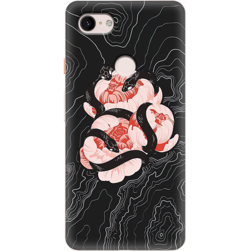 Чехол Uprint Google Pixel 3 XL Snake Rose