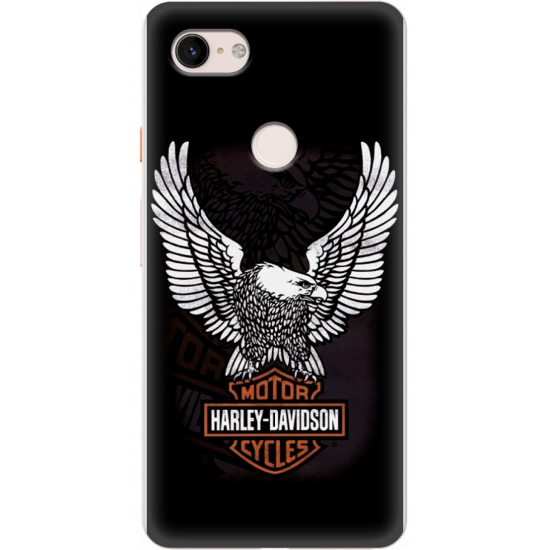 Чехол Uprint Google Pixel 3 XL Harley Davidson and eagle