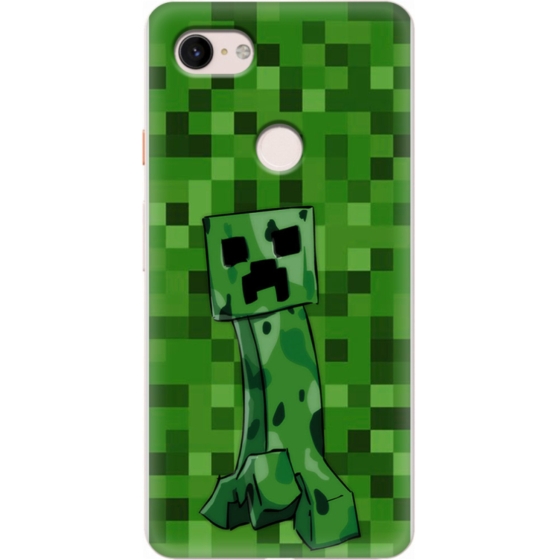 Чехол Uprint Google Pixel 3 XL Minecraft Creeper