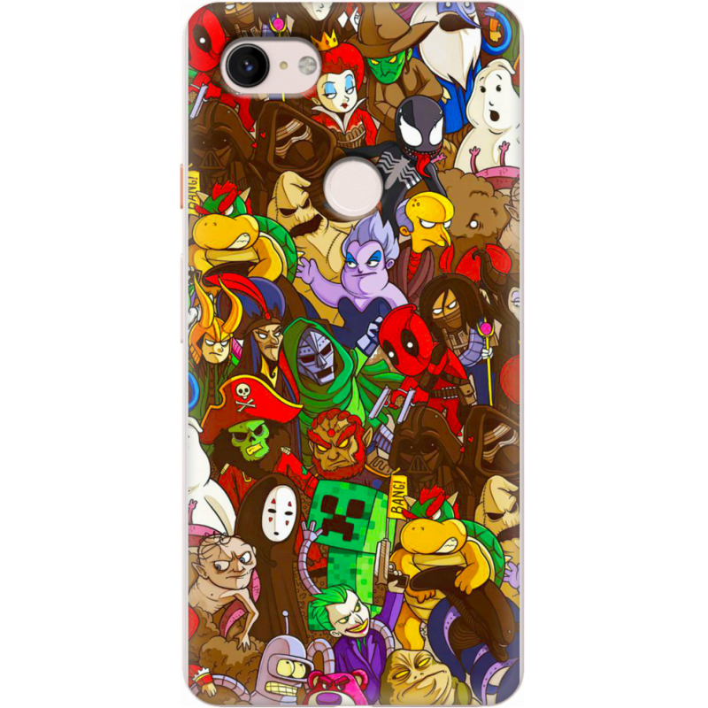 Чехол Uprint Google Pixel 3 XL Злодеи