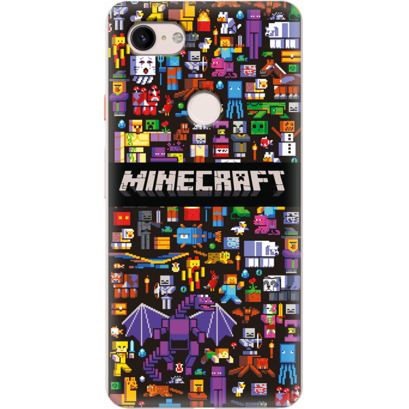 Чехол Uprint Google Pixel 3 XL Minecraft Mobbery