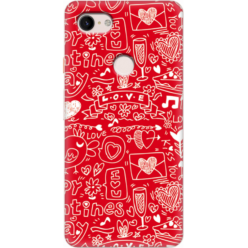 Чехол Uprint Google Pixel 3 XL Happy Valentines