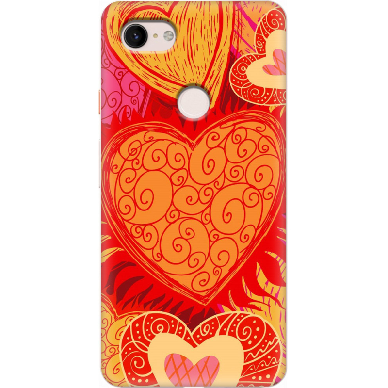 Чехол Uprint Google Pixel 3 XL Warm Hearts