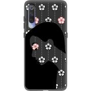 Черный чехол Uprint Xiaomi Mi 9 Flower Hair