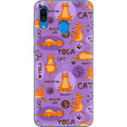 Чехол Uprint Samsung A205 Galaxy A20 Yoga Cat