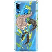 Прозрачный чехол Uprint Samsung A205 Galaxy A20 Cute Mermaid