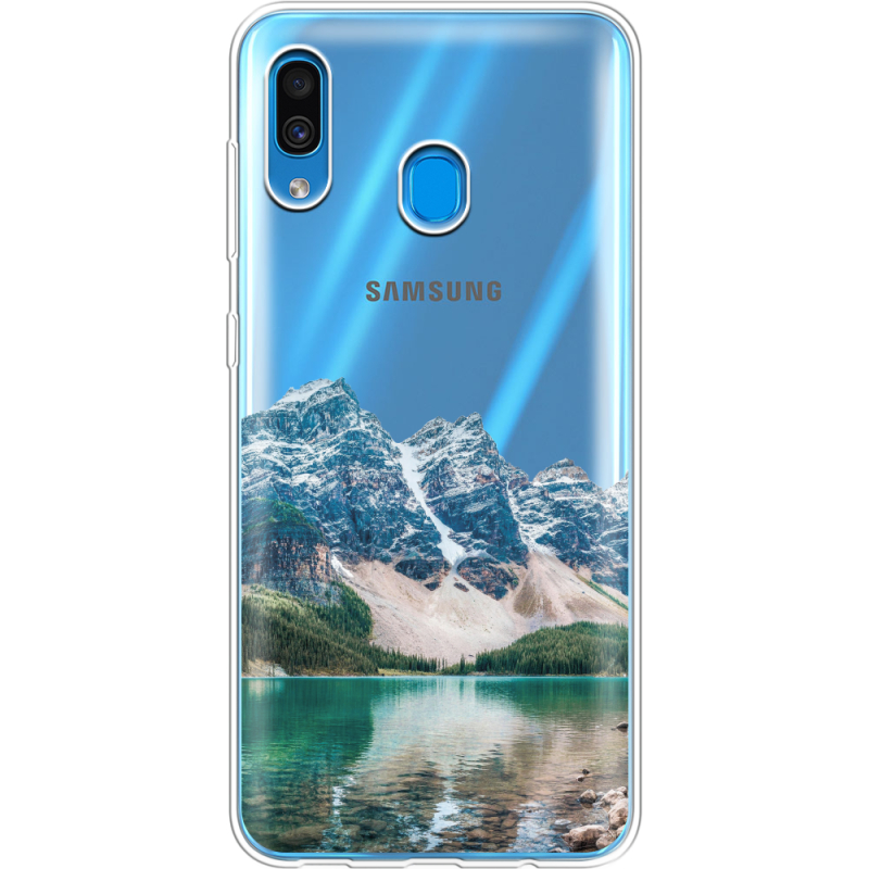 Прозрачный чехол Uprint Samsung A205 Galaxy A20 Blue Mountain