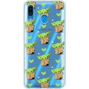 Прозрачный чехол Uprint Samsung A205 Galaxy A20 Pattern Baby Yoda