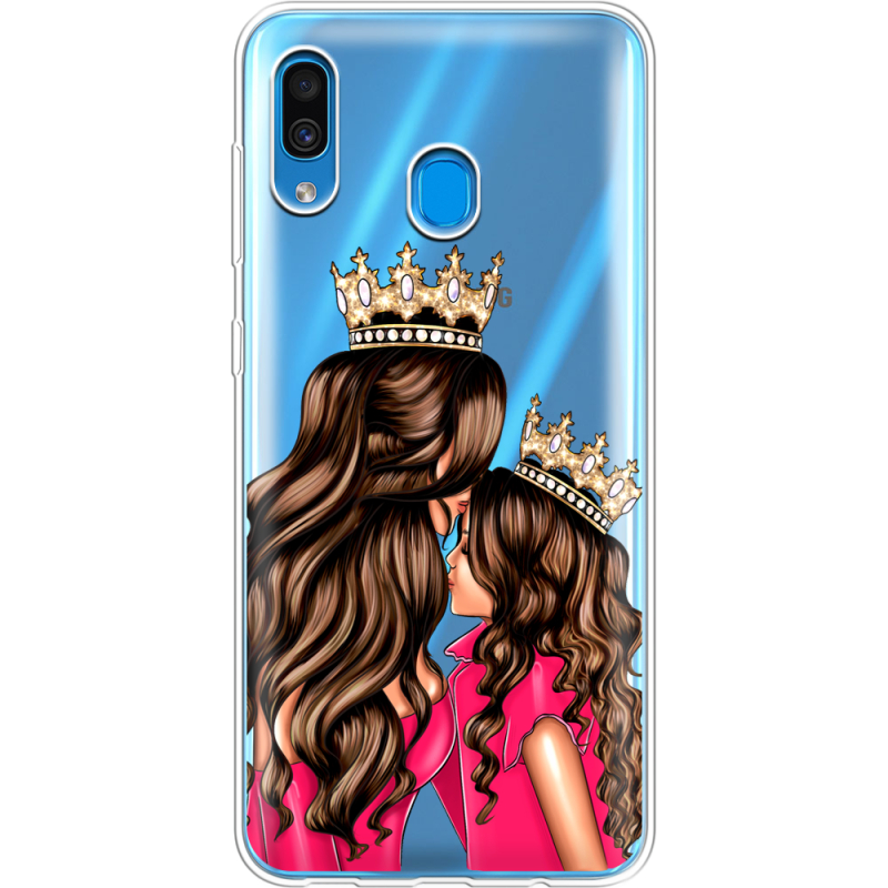Прозрачный чехол Uprint Samsung A205 Galaxy A20 Queen and Princess