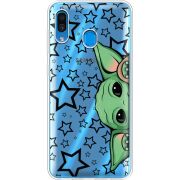 Прозрачный чехол Uprint Samsung A205 Galaxy A20 Baby Yoda