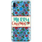 Прозрачный чехол Uprint Samsung A205 Galaxy A20 Vintage Christmas Pattern