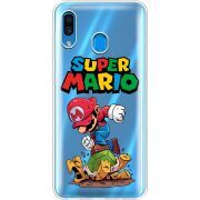 Прозрачный чехол Uprint Samsung A205 Galaxy A20 Super Mario