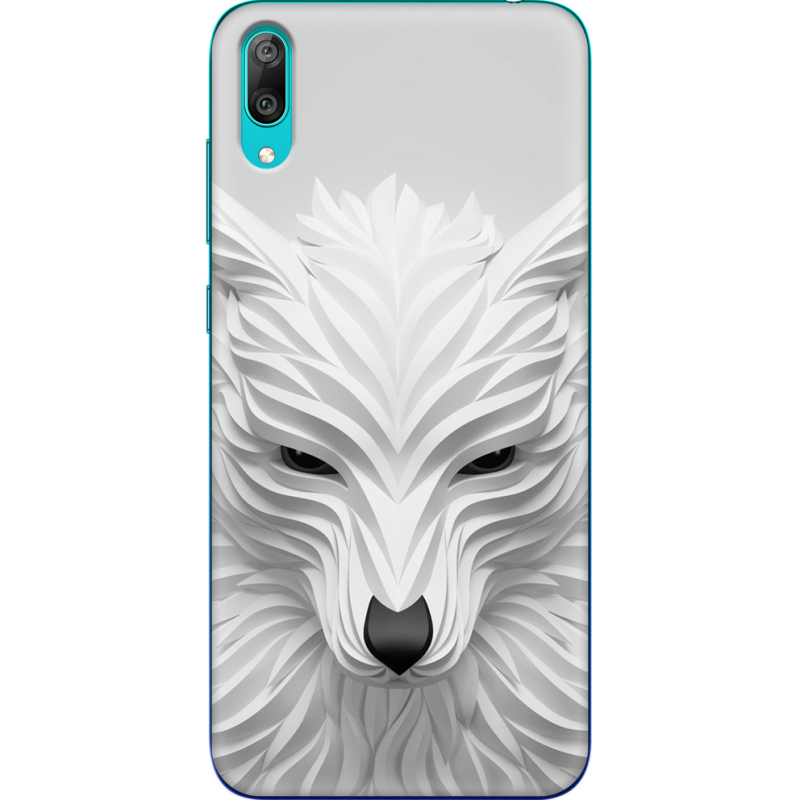 Чехол Uprint Huawei Y7 Pro 2019 White Wolf