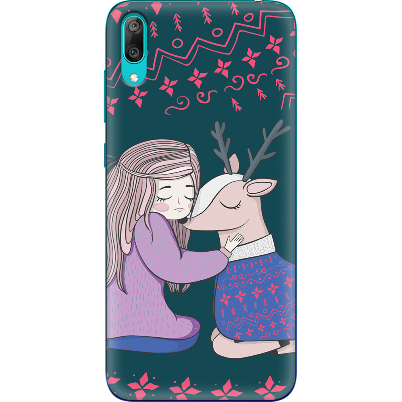 Чехол Uprint Huawei Y7 Pro 2019 Girl and deer