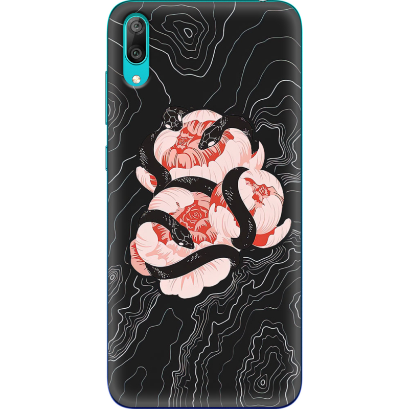 Чехол Uprint Huawei Y7 Pro 2019 Snake Rose